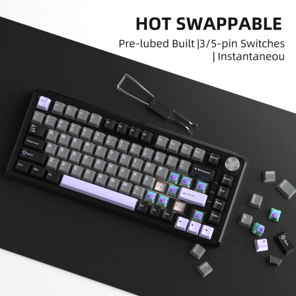 MageGee Captain75 Aluminum Mechanical Keyboard - Image 4
