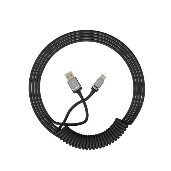 Akko Coiled Cable - Black